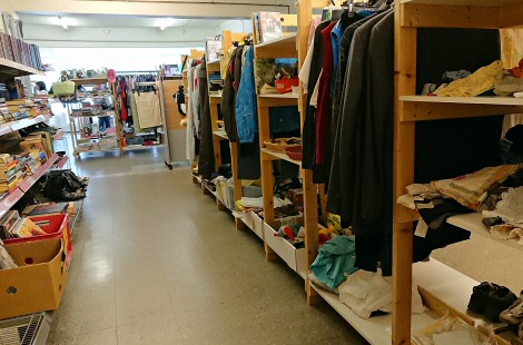 Kirppiksen käytävä.